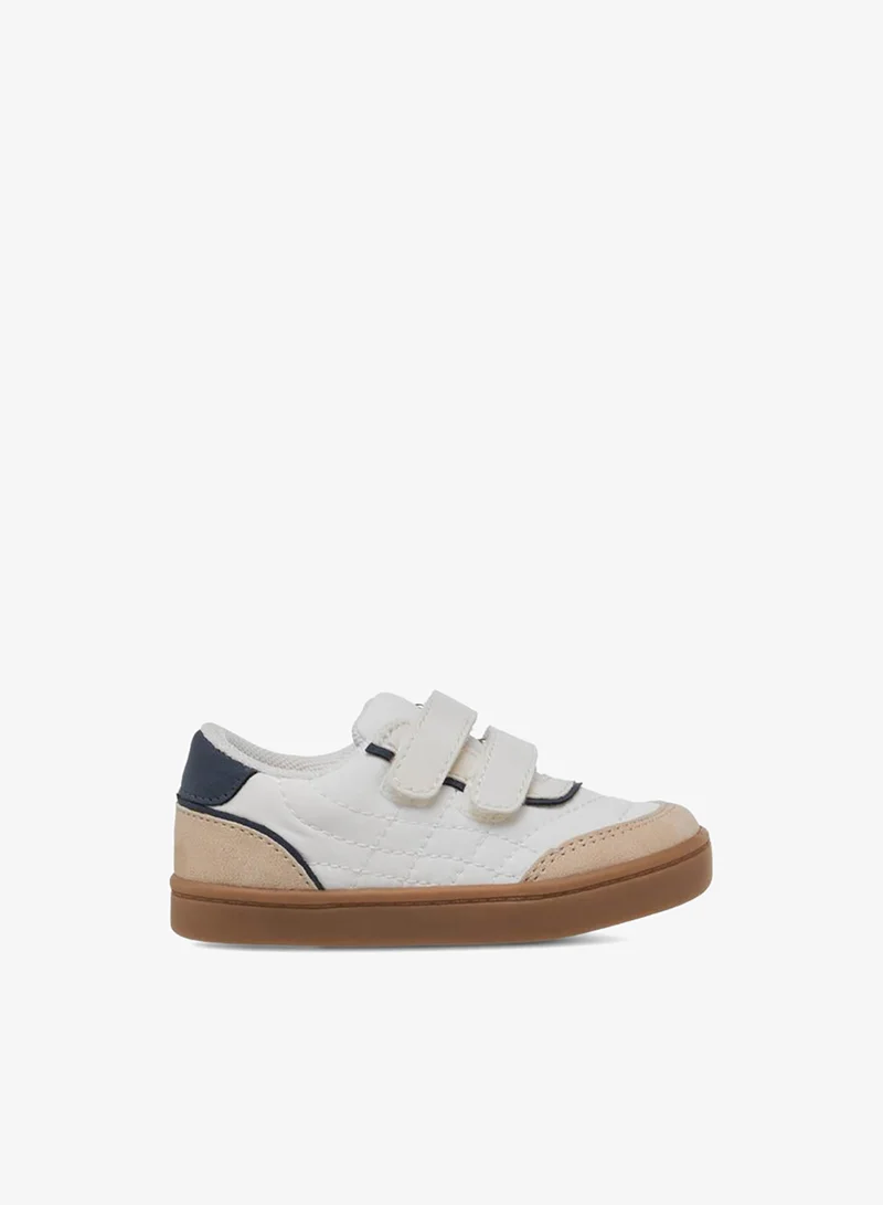 Barefeet Boys Panelled Hook and Loop Sneakers